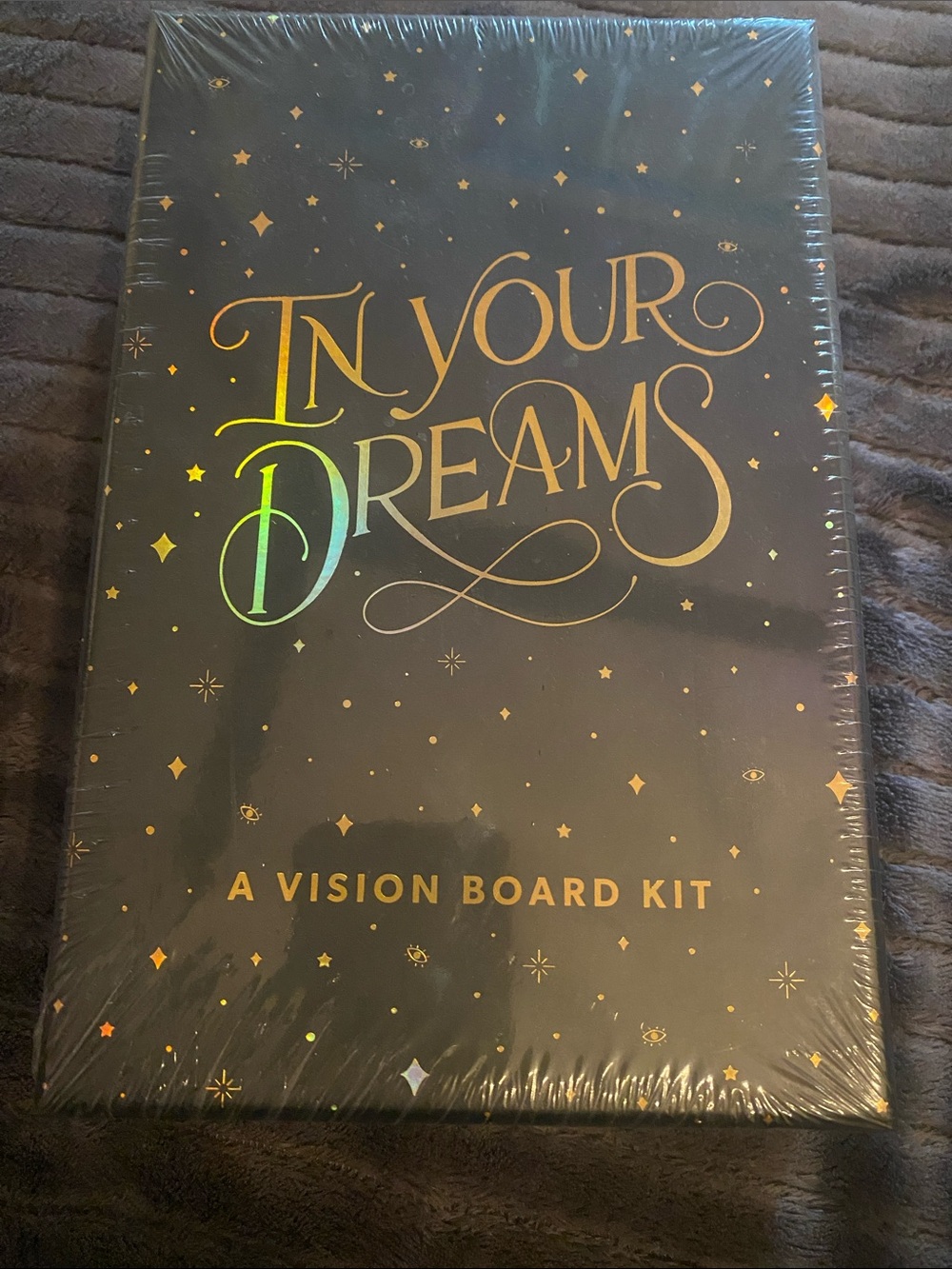In Your Dreams Vision Board Kit - Black with Gold Holographic Accents